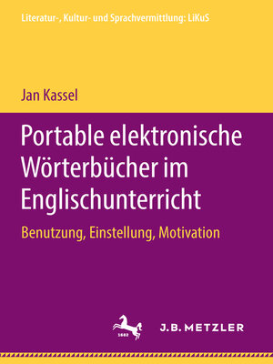 cover image of Portable elektronische Wörterbücher im Englischunterricht
